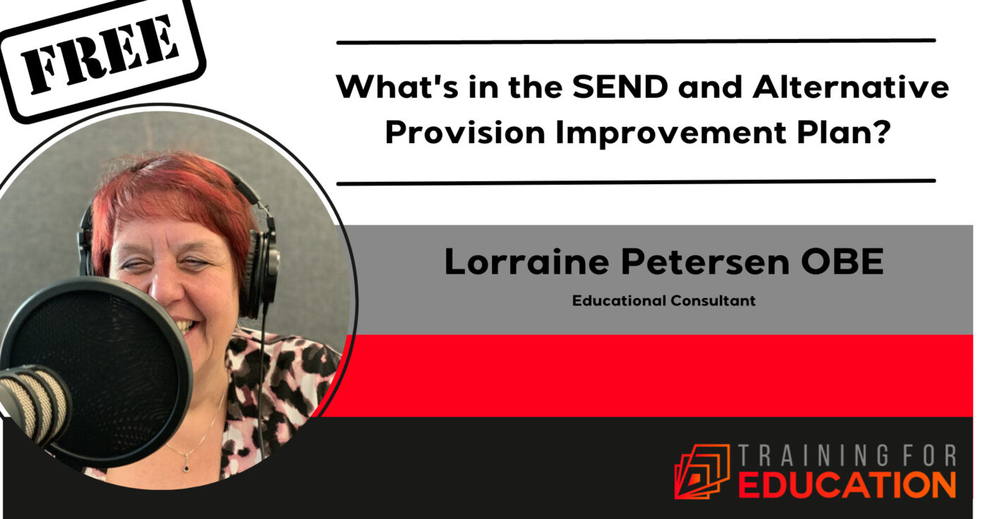 What’s in the SEND and Alternative Provision Improvement Plan? by Lorraine Petersen OBE