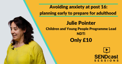 Avoiding anxiety at post 16 by Julie Pointer
