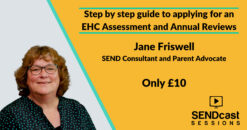 Guide to applying for an EHC Assessment and Annual Reviews with Jane Friswell