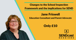 Changes to the School Inspection Framework and the implications for SEND with Jane Friswell