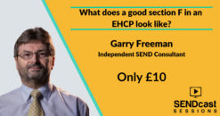 What does a good Section F look like in an EHCP? with Garry Freeman