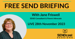 FREE SEND Briefing with Jane Friswell