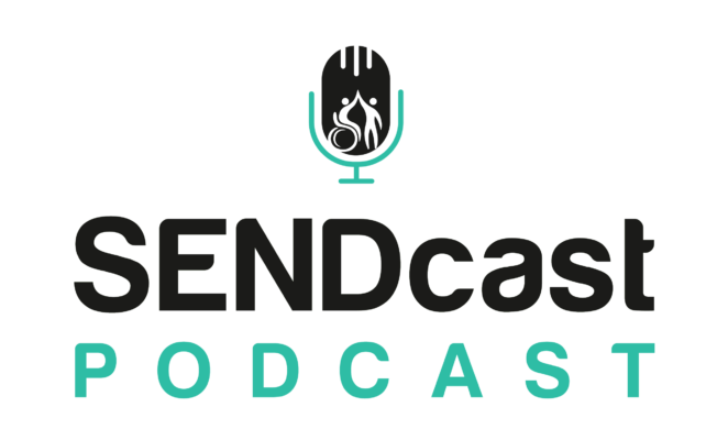SENDcast podcast colour logo