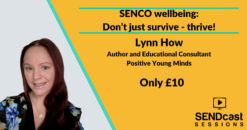 SENCO wellbeing: Don't just survive - thrive! with Lynn How