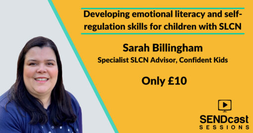 Developing emotional literacy and self-regulation skills for children with SLCN with Sarah Billingham