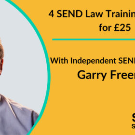 SPECIAL OFFER: 4 SEND Law Training Sessions for £25