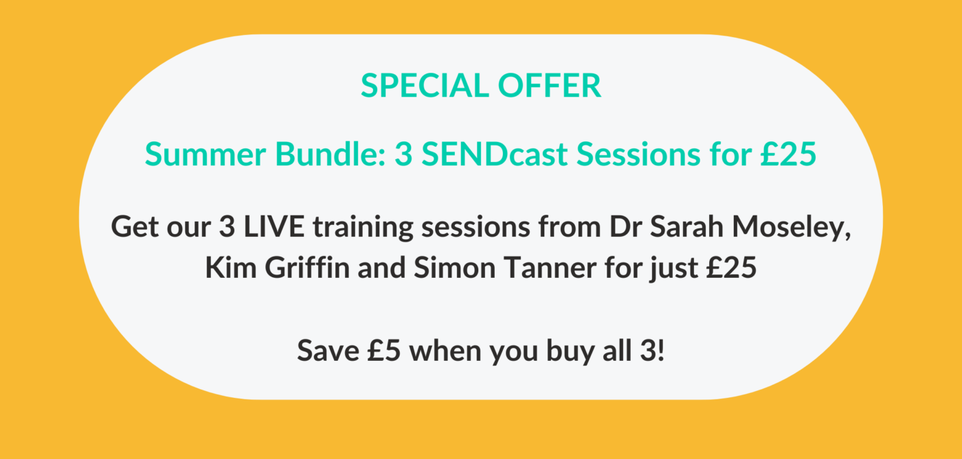 Summer Bundle: 3 SENDcast Sessions for £25
